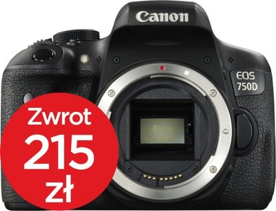 Canon EOS 750D body zwrot 215zł Lublin
