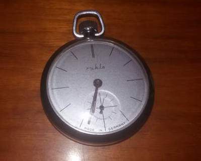 Stary zegarek kieszonkowy Ruhla