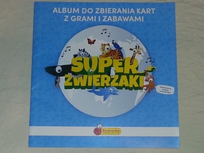SUPER ZWIERZAKI NOWY ALBUM, PLUS KOMPLET 108 KART