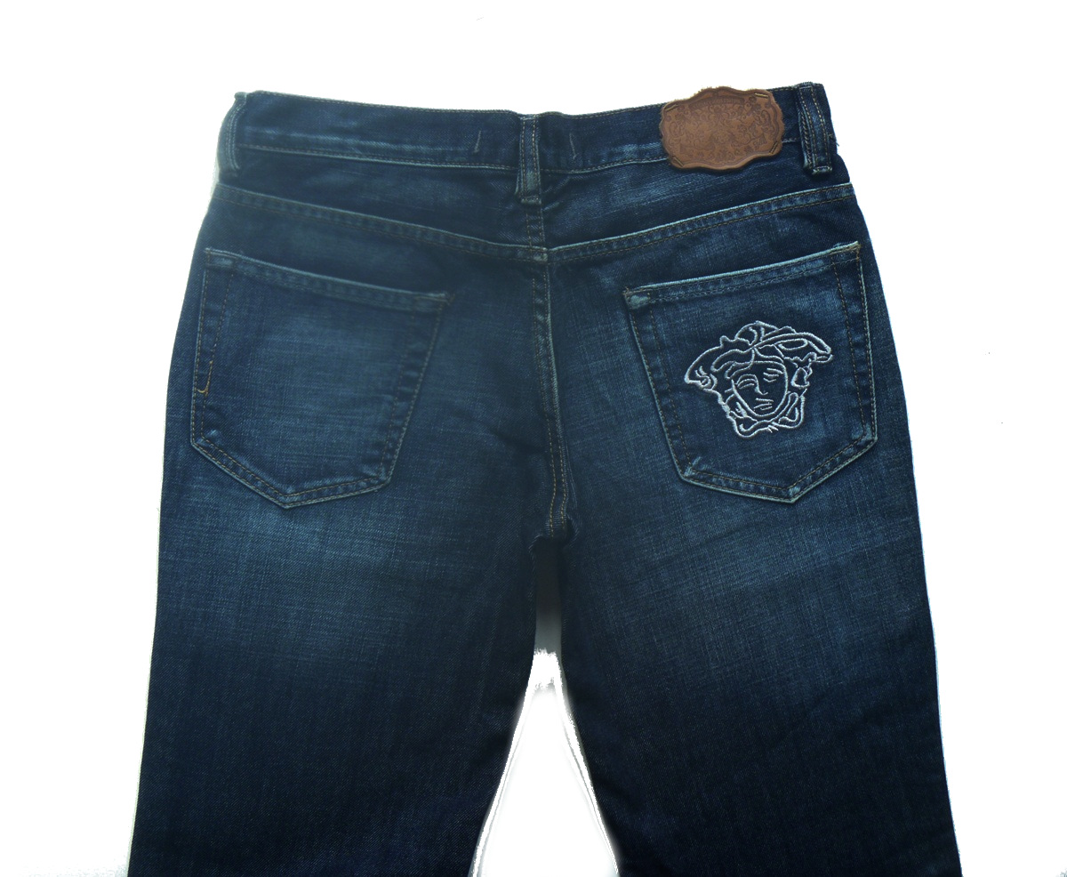 damskie jeansy VERSACE W 27/ L 34 36s - 7038749794 - oficjalne archiwum  Allegro