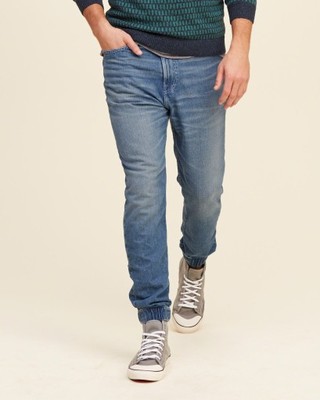 Spodnie jeansy Hollister by Abercrombie Fitch 30