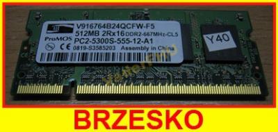 Pamięć ram ProMOS 512MB DDR2 PC2-5300S
