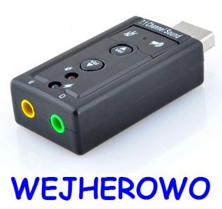 KARTA DŹWIĘKOWA USB 7.1 / VIDEO-PLAY WEJHEROWO