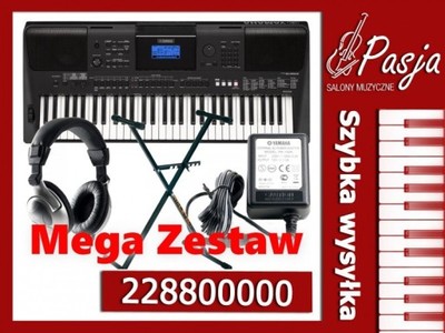 Yamaha PSR-E453 keyboard Mega Zestaw PASJA