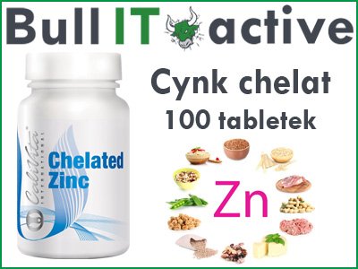 CALIVITA Chelated Zinc Cynk Chelat Regeneracja