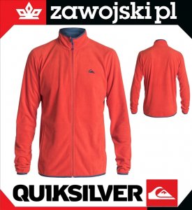 Quiksilver Bluza polar Mission Full Zip red M