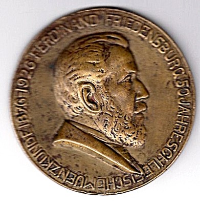 Medal - Ferdinand Friedensburg