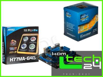 i5-3330 4GB MSI H77MA-G43 USB3 SATA3 PCI-E 3 FV/GW