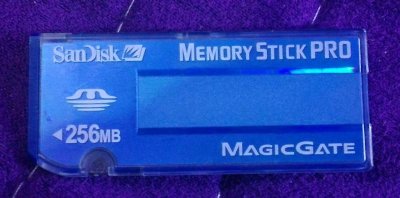 Memory stick PRO memorystickpro 256mb SanDisk