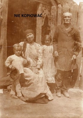 SUWAŁKI - LESZCZEWO - TYPY SUWALSKIE - FOTO 1915