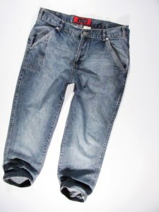 ARMANI   jeansy proste duzy rozmiar W36