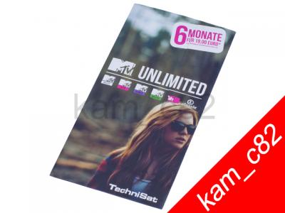 MTV Unlimited 180 - Kupon z kodem przedłużającym