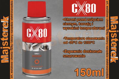 CX-80 smar miedziany 150ml wysokotemperaturowy