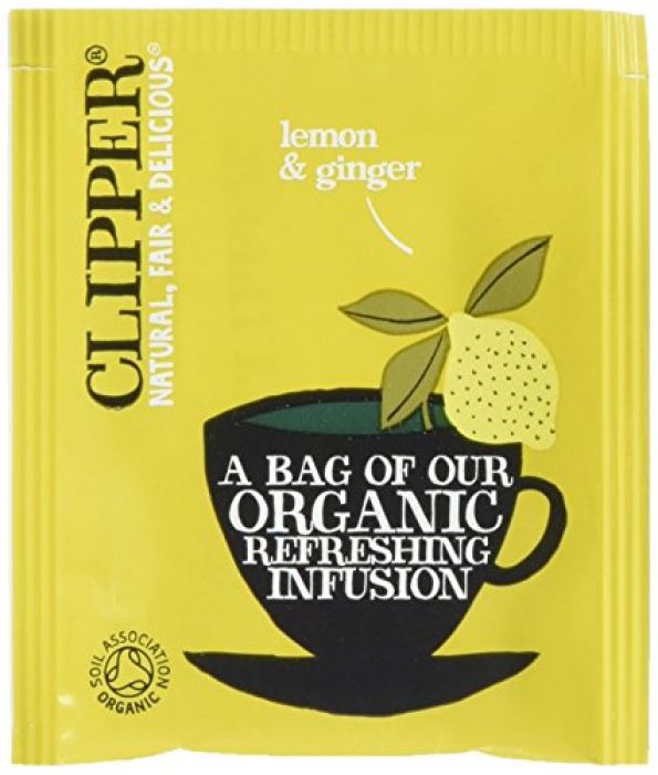 Clipper Organic Infusion Lemon and Ginger Envelope