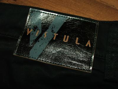 Czarne markowe spodnie VISTULA pas 90cm Okazja