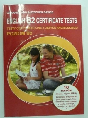 English B2 Certificate tests z płytą CD