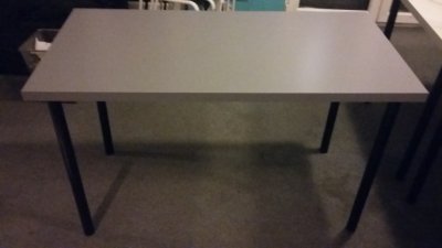 stół biurko IKEA LINNMON 60x120 i 150x75 szary - 6224892404 - oficjalne  archiwum Allegro