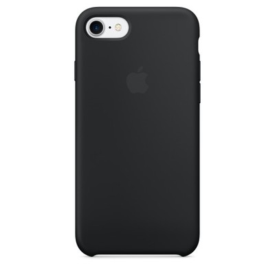 Etui Apple Silicone Case iPhone 7 Black Czarne