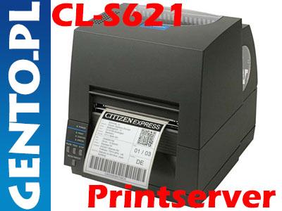 Drukarka etykiet Citizen CL-S621 Print server
