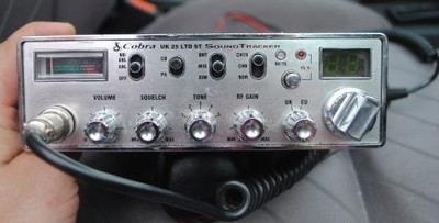 CB RADIO COBRA UK 25 LTD ST Sound Tracker !!!