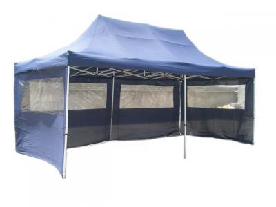 pawilon ogrodowy namiot na dzialke niebieski - 4390874472 - oficjalne  archiwum Allegro