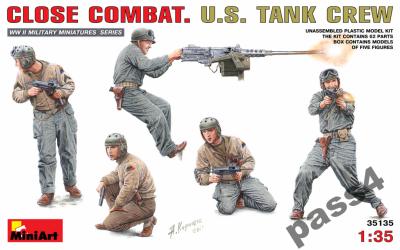 CLOSE COMBAT, U.S. TANK CREW -MiniArt-1:35- 35135