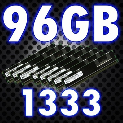 96GB RAMu 1333 MHz Mac Pro Dual 2009-2012 (6x16GB)