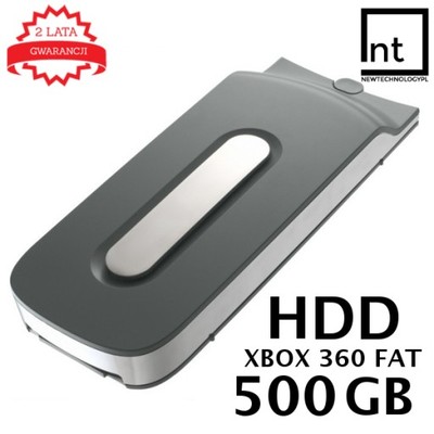 DYSK TWARDY X360 XBOX 360 FAT 500GB HDD GDYNIA