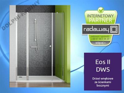 *Drzwi prysznicowe RADAWAY Eos II DWS 140x195