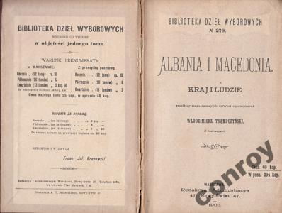 Trąmpczyński - Albania i Macedonia - wyd.1903