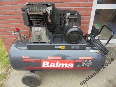 Kompresor BALMA (270l,4kW,B6000) ITALY - 6336148215 - oficjalne archiwum  Allegro