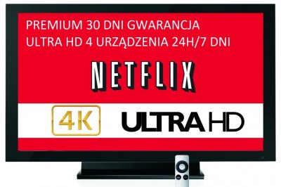 NETFLIX 30 DNI PREMIUM 1 MIESIĄC HD 4k GWARANCJA
