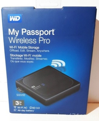 WD My Passport Wireless PRO 3TB