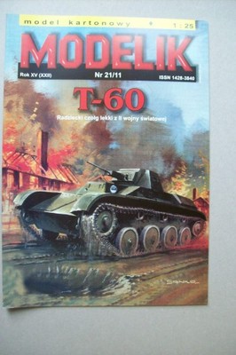 Modelik21/11 T-60 Radziecki czołg lekki