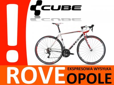 Rower Cube Peloton biało-czerwony  2014 rama 58
