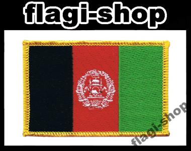 Naszywka FLAGA Afganistan Afganistanu WYPRZEDAŻ