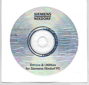 Płyta Drivers&amp;Utilities for Siemens Nixdorf PC