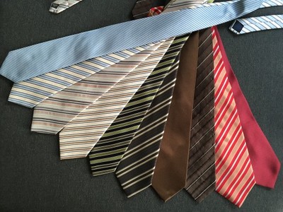 krawaty - 10 krawatów BCM idealne ZARA, też jedwab - 6860704583 - oficjalne  archiwum Allegro