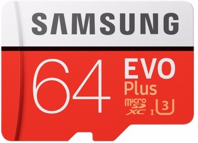 SAMSUNG EVO PLUS MICRO 64GB SDXC UHS-I U3 100MB/S