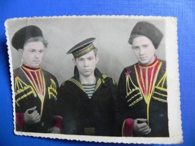 Marynarka Wojenna Wilno Polak dedykacja 1950  aax
