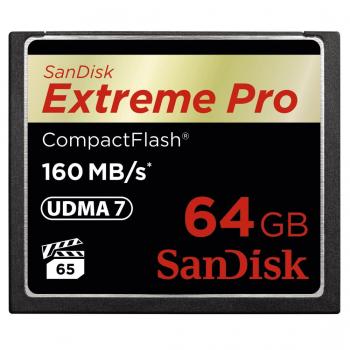 COMPACT FLASH EXTREME PRO 160MB/s 64GB