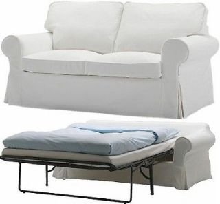 Sofa 2-os rozkładana IKEA EKTORP Blek. biały - 6523419078 - oficjalne  archiwum Allegro