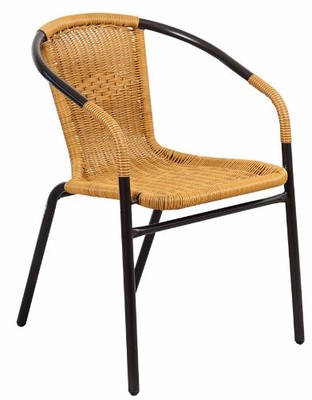 Krzesło ogrodowe Metalowe BALKON rattan HomeGarden - 6566496796 - oficjalne  archiwum Allegro