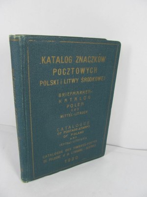 PACHOŃSKIEGO KATALOG ZNACZKÓW  POLSKI I LITWY 1930