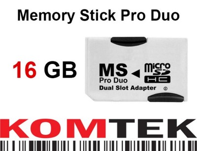 Karta Memory Stick MS Pro Duo 16GB MicroSD