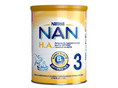 Nestle NAN H.A. 3 z hydro. biał. po 1. roku 400g