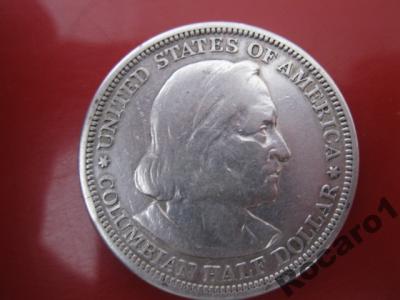 Columbian Expo Half Dollar 1893r USA srebro