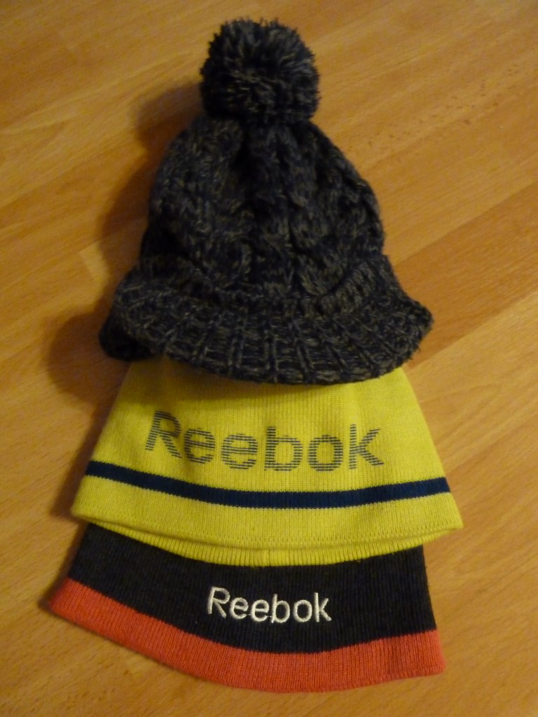 3x czapka dziecięca REEBOK zimowa jesienna 3 lata