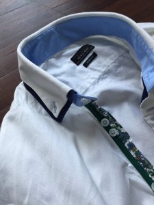 Biała Koszula Zara - Slim Fit, XL