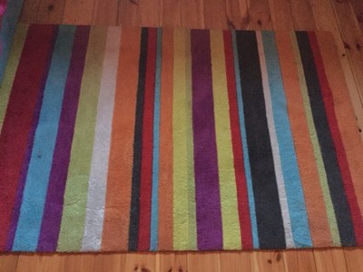 Kolorowy dywan w paski 100X150 JYSK kolory BCM - 6998695969 - oficjalne  archiwum Allegro